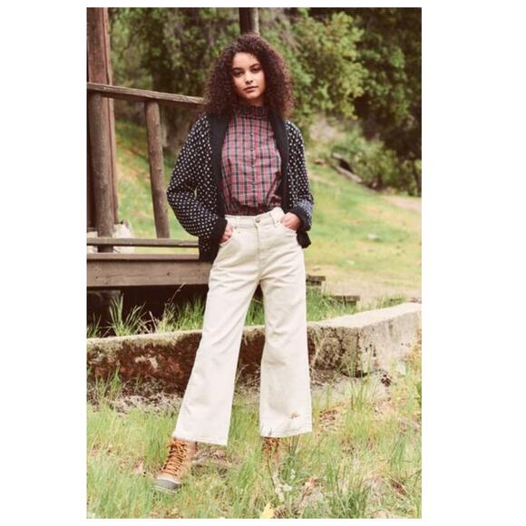 THE GREAT. Black and White Patterned Cardigan - Picture 11 of 11